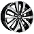 Jogo de Rodas KR R87 MODELO AMAROK V6 EXTREME Aro 18 / tala 7 / furação 5x120 Offset 40 Preto e Preto Diamantado - Imagem 2