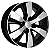 Jogo de Rodas KR S05 Peugeot 2008 Aro 16 / tala 6 / furação 4x108 Offset 20 Preto Fosco Diamantado - Imagem 1