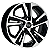 Jogo de Rodas Kr S16 PRESTIGE 2.0 Aro 17 / tala 7 / furação 5x114 Offset 46 Preto Diamantado - Imagem 1