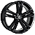 Jogo de Rodas KR S18 R-LINE Aro 15 / tala 6 / furação 4x100 Offset 38 Preto e Prata Especial - Imagem 1