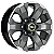 Jogo de Rodas KR S30 MODELO FORD RANGER Aro 16 / tala 7 / furação 6x139 Offset 28 Preto, Preto Diamantado e Grafite Diamantado - Imagem 3