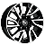 Jogo de Rodas KR S32 MODELO TOYOTA SW4 Aro 18 / tala 7,5 / furação 6x139 Offset 30 Preto Diamantado e Grafite Brilhante - Imagem 1