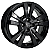 Jogo de Rodas KR S33 MODELO NOVO KICKS Aro 16 / tala 6 / furação 4x100 Offset 40 Preto e Preto Diamantado - Imagem 1