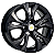 Jogo de Rodas KR S35 MODELO ONIX RS Aro 15 / tala 6 / furação 4x100 Offset 39 Preto - Imagem 1
