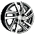 Jogo de Rodas KR S38 MODELO PEUGEOT 208 GRIFFE Aro 15 / tala 6 / furação 4x108 Offset 25 Preto, Preto Diamantado e Grafite Diamantado - Imagem 3