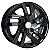 Jogo de Rodas KR S38 MODELO PEUGEOT 208 GRIFFE Aro 15 / tala 6 / furação 4x108 Offset 25 Preto, Preto Diamantado e Grafite Diamantado - Imagem 1