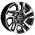 Jogo de Rodas KR S39 MODELO TOYOTA SW4 Aro 18 / tala 7,5 / furação 6x139 Offset 30 Preto Diamantado, Preto Brilhante e Grafite Diamantado - Imagem 3