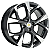 Jogo de Rodas KR S47 MODELO ESPORTIVO Aro 17 / tala 7 / furação 4x100, 5x105, 5x108, 5110 e 5x114 Offset 41 Preto, Preto Diamantado e Grafite Diamantado - Imagem 2