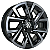 Jogo de Rodas KR S48 Extreme Aro 15 / tala 6 / furação 4x100 e 5x100 Offset 38 Preto, Preto Diamantado e Preto Brilhante - Imagem 3