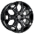 Jogo de Rodas KR S53 OFF ROAD RAM RAMPAGE Aro 20 / tala 8,5 / furação 5x110, 5x120 e 5x139 Offset 20, 30 e 40 Preto e Preto Diamantado - Imagem 1