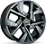 Jogo de Rodas KR S58 VW Nova Amarok Aro 20 / tala 8,5 / furação 5x120 Offset 40 Preto, Preto Diamantado e Preto Brilhante - Imagem 3