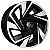 Jogo de Rodas KR S59 Nivus Highline Aro 16 / tala 6 / furação 4x100 e 5x100 Offset 35 Preto Diamantado e Preto Brilhante - Imagem 1