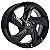 Jogo de Rodas KR K60 Modelo Esportivo Aro 15 / tala 6 / furação 4x100 Offset 36 Preto - Imagem 1