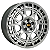 Jogo de Rodas KR K75 MODELO BBS AERO Aro 18 / tala 7 / furação 5x105, 5x108 e 5x110 Offset 40 Prata Diamantado - Imagem 1