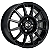 Jogo de Rodas KR K76 MODELO TURISMO Aro 14 / tala 6 / furação 4x100 e 4x98 Offset 36 Preto, Dourado e Prata Especial - Imagem 1