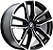 Jogo de Rodas RAW BMW M440i Aro 22 / tala 9 / furação 5x112 e 5x120 Offset 42 Preto Diamantado - Imagem 1