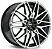 Jogo de Rodas RAW BMW X6m COMPETITION Aro 20 / tala 8,5 / furação 5x112 e 5x120 Offset 27 e 35 Grafite Diamantado, Preto e Preto Diamantado - Imagem 1