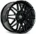 Jogo de Rodas RAW BMW X6m COMPETITION Aro 20 / tala 8,5 / furação 5x112 e 5x120 Offset 27 e 35 Grafite Diamantado, Preto e Preto Diamantado - Imagem 2