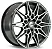 Jogo de Rodas RAW BMW M3 G80 Aro 19 / tala 8 e 9 / furação 5x112 e 5x120 Offset 27, 35 e 42 Grafite Diamantado, Preto e Preto Diamantado - Imagem 1