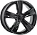 Jogo de Rodas Jeep Compass Aro 20/ Renegade / Rampage / tala 8 / furação 5x110 Offset 35 Prata e Preto - Imagem 2
