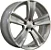 Jogo de Rodas Jeep Compass Aro 20/ Renegade / Rampage / tala 8 / furação 5x110 Offset 35 Prata e Preto - Imagem 1
