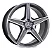 Jogo de Rodas RAW Mercedes-Benz C250 Aro 18 / tala 8 e 8,5 / furação 5x112 Offset 45 e 48 Grafite Diamantado e Preto Diamantado - Imagem 1