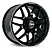 Jogo de Rodas RAW Mercedes-Benz S63 Aro 19 / tala 9 / furação 5x112 Offset 50 Preto Diamantado - Imagem 1