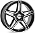 Jogo de Rodas RAW Mercedes-Benz C300 Sport Aro 20 / tala 8 e 9 / furação 5x112 Offset 35, 38 e 45 Grafite Diamantado e Preto Diamantado - Imagem 2