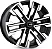 Jogo de Rodas RAW Wheels MT01 Aro 20 / tala 9 / furação 6x139 Offset 45 e 30 Preto Diamantado - Imagem 1