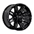 Jogo de Rodas RAW Off-Road HD OR-04 Aro 18 / tala 8,5 / furação 5x108 e 5x120 Offset 20 Preto Fosco e Preto - Imagem 2