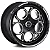 Jogo de Rodas KR WELD MAGNUM RACING Aro 15 / tala 7 / furação 4x100 e 5x114 Offset 30 e 25 Preto - Imagem 1