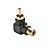 Adaptador Plug Rca 90 Para Jack Rca Preto Gold Mxt - Imagem 4