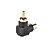 Adaptador Plug Rca 90 Para Jack Rca Preto Gold Mxt - Imagem 1