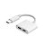 Adaptador OTG USB Tipo-C Duplo 2.1A CBO-7136 - Imagem 1