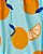 Conjunto 3 peças com 2 Bodies Love You e Laranjas e Shorts Azul - Imagem 3