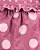 Conjunto 3 peças Batinha e Shorts de Poá e Body Listrado Rosa - Imagem 2