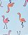 Pijama 4 peças Flamingo Pink e Azul - Imagem 3