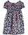 Vestido Floral Azul com Tapa-Fralda - Imagem 1
