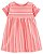 Vestido Listrado Salmon com Tapa-Fralda - Imagem 1