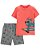 Camiseta Laranja e Shorts Insetos - Imagem 1