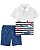 Camiseta Polo Animais no Mar e Shorts - Imagem 1