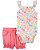 Body e Shorts Florido e Rosa - Imagem 1
