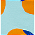 Body Azul e Calça Branca Laranjas - Imagem 2