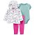 Conjunto Body, Calça e Casaco em Fleece Urso Polar - Imagem 1