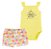 Body Amarelo Sunshine e Shorts Floral - Imagem 1