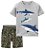 Camiseta Tubarão e Shorts Camuflagem - Imagem 1