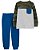 Calça Azul e Blusa Cinza Camuflagem - Imagem 1