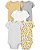 Kit Body Branco, Amarelo e Cinza - Imagem 1