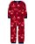 Macacão Fleece Vermelho Video Game de Zíper sem Pé - Imagem 1