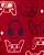 Macacão Fleece Vermelho Video Game de Zíper sem Pé - Imagem 2